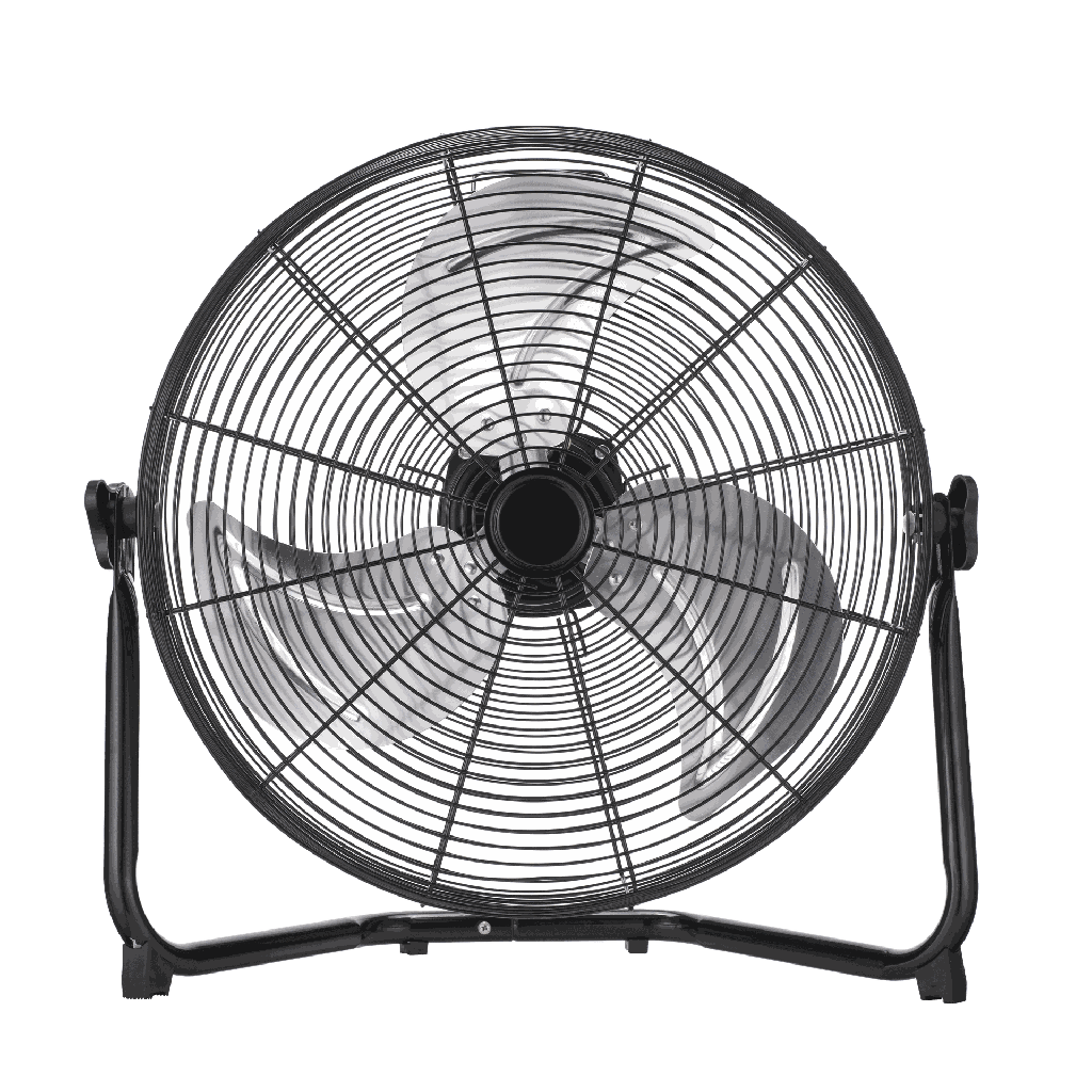 Ventilador Industrial Midas 120w Negro/cromo 55d 3 Velocidades,orientable 59x62x22 Cm 