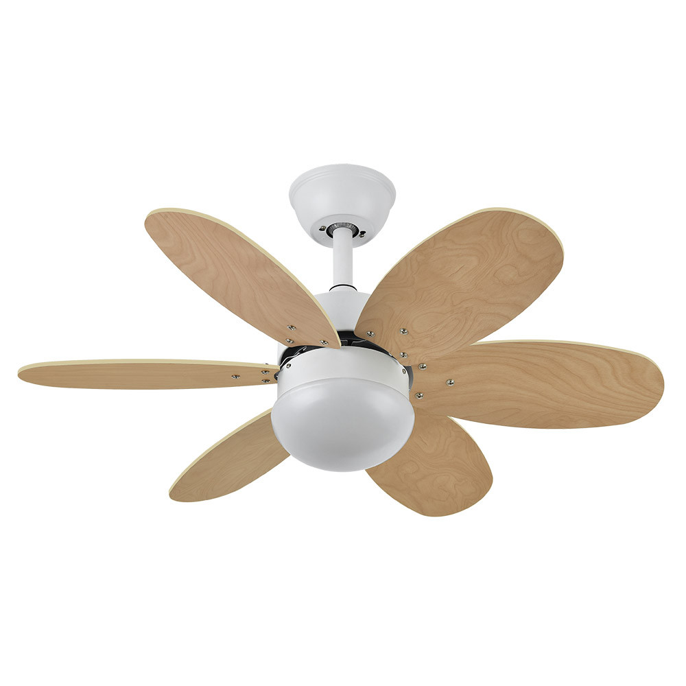 Nº15 Ventilador Dc Marta 36w Niquel 5 Aspas Rev. Haya/plata 41x76d 3060lm C/ Remoto, Memoria Y Temporizador 3000k,4000k,6000k